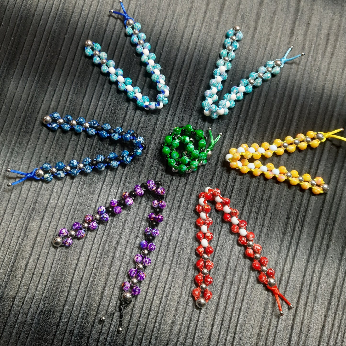 Chetki handmade "Bright silk satellite"