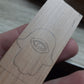 Amulet wooden handmade "Hamsa Hand"