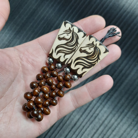 Chetki wooden handmade "Stay wild. Neigh - sayer."