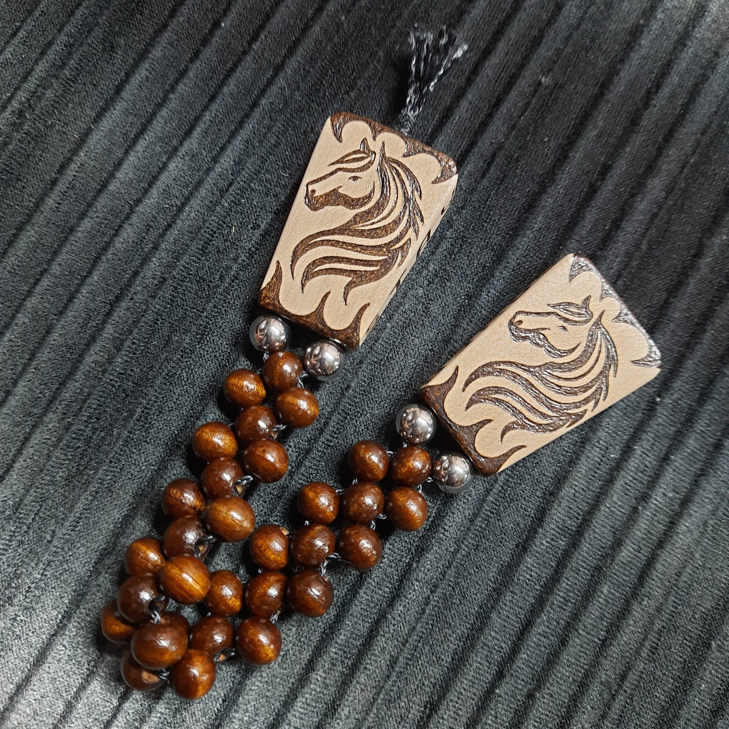 Chetki wooden handmade "Stay wild. Neigh - sayer."