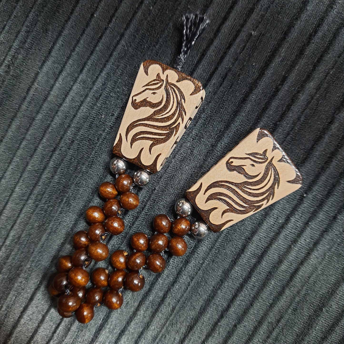 Chetki wooden handmade "Stay wild. Neigh - sayer."