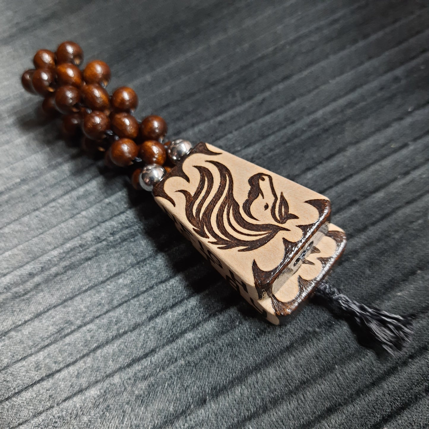 Chetki wooden handmade "Stay wild. Neigh - sayer."