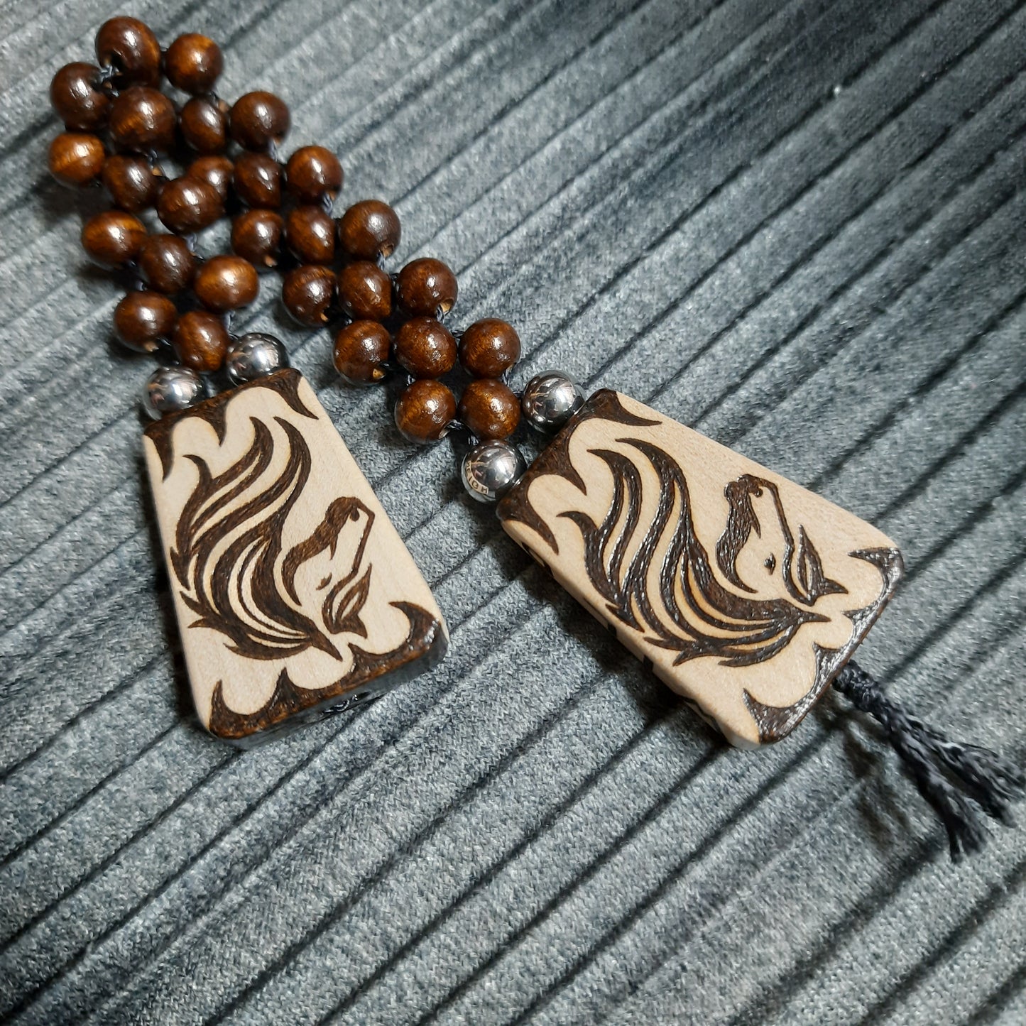 Chetki wooden handmade "Stay wild. Neigh - sayer."