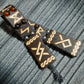 Chetki wooden handmade "Runes in carnelian"