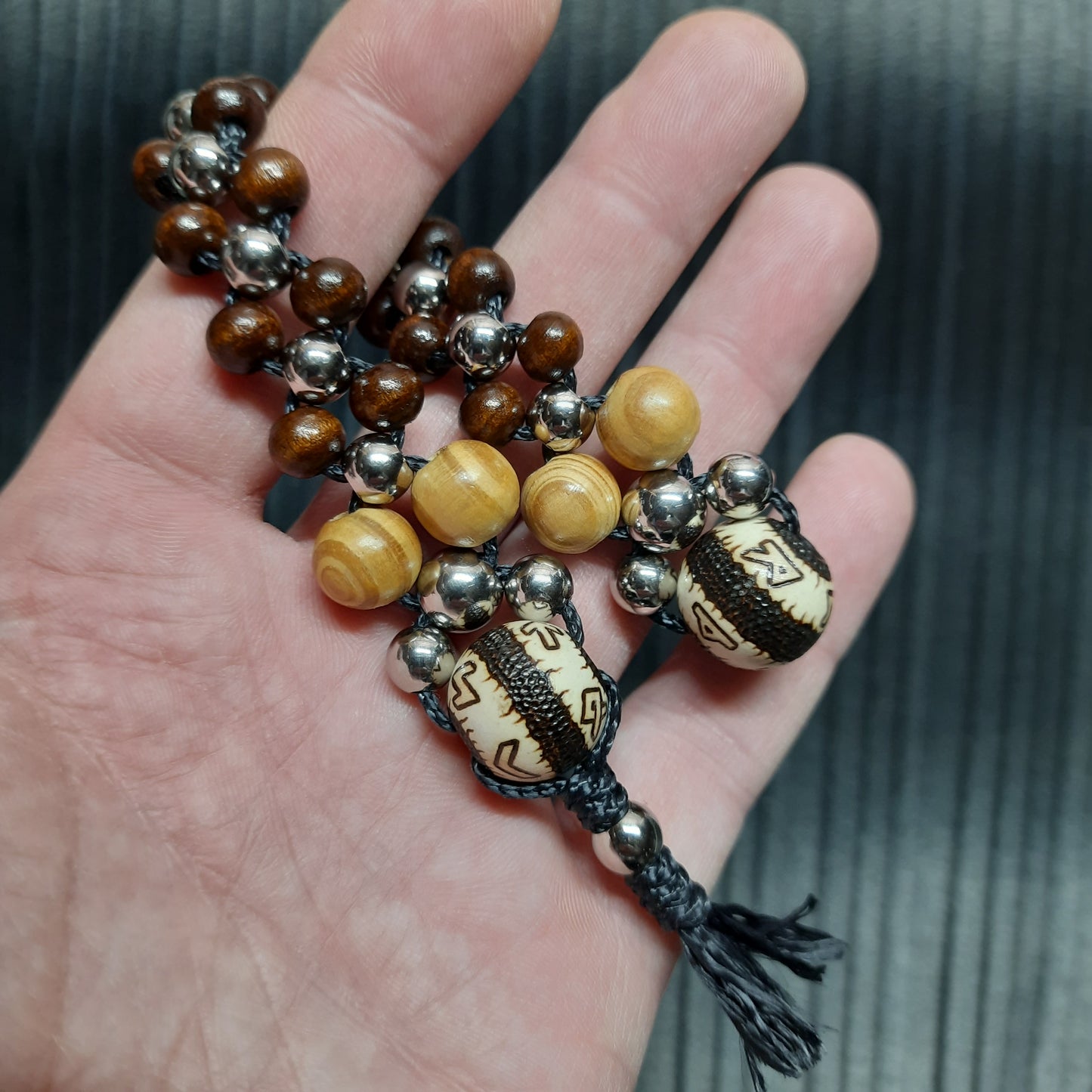 Chetki wooden handmade "Light-Eyed Shaman"