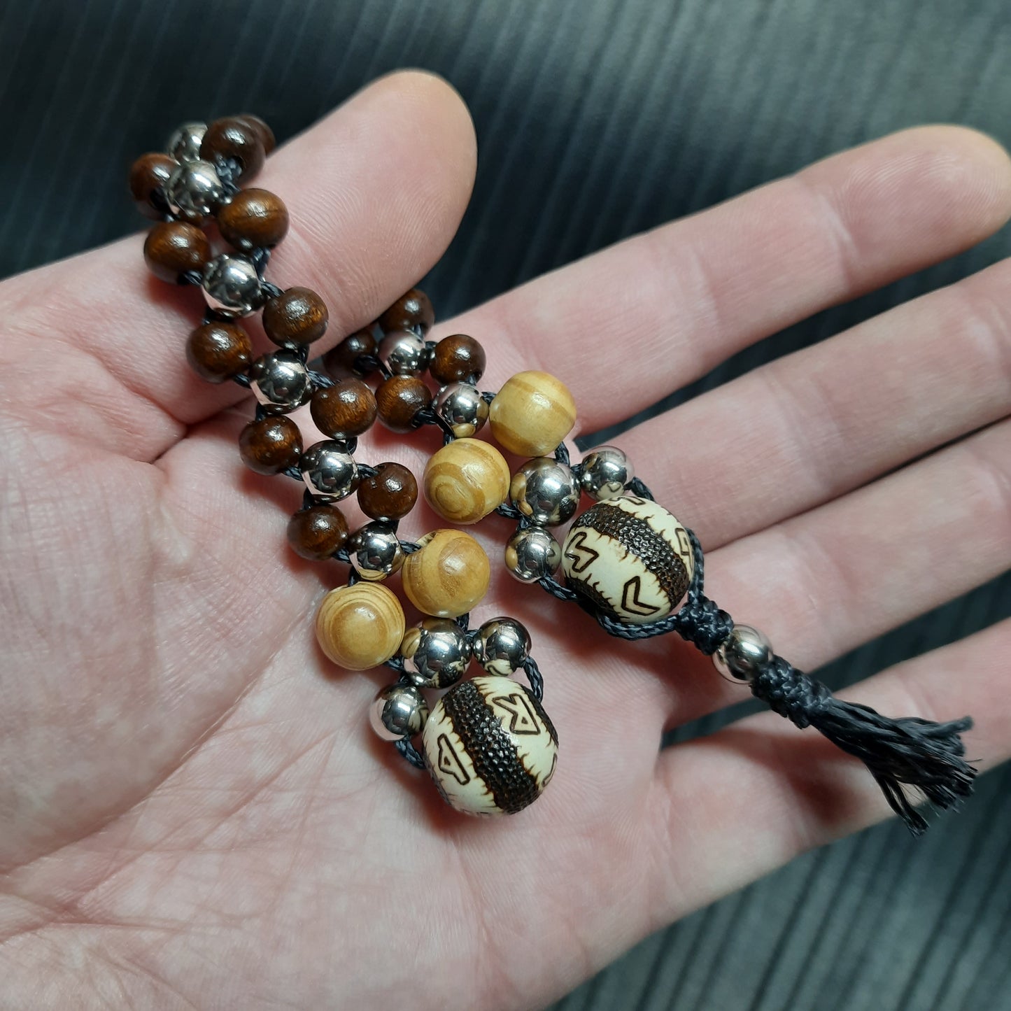 Chetki wooden handmade "Light-Eyed Shaman"