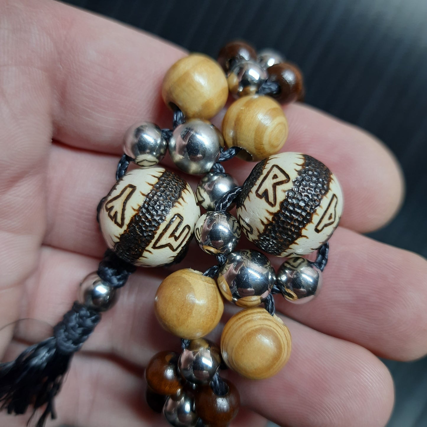 Chetki wooden handmade "Light-Eyed Shaman"