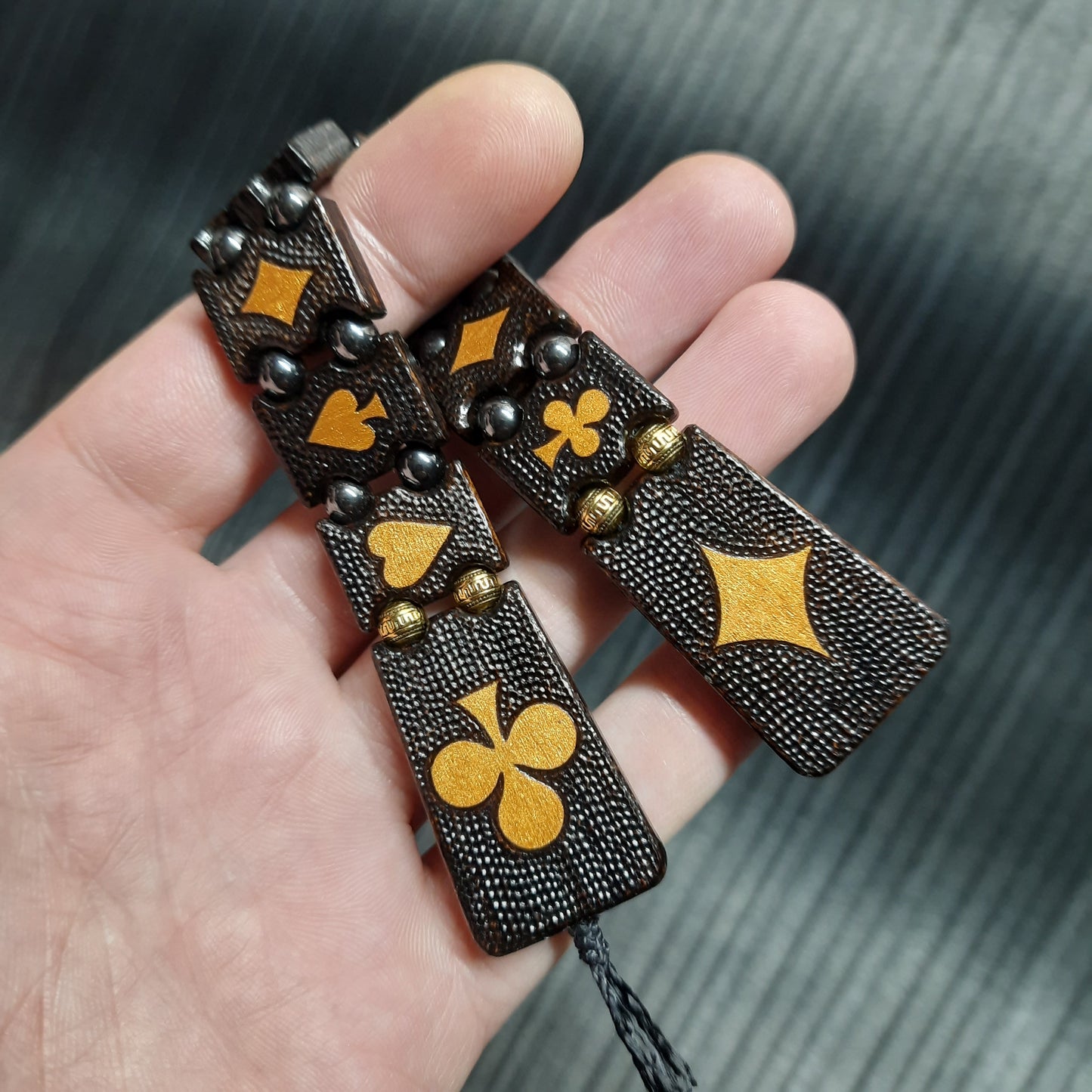 Chetki wooden handmade "Golden Lucky"