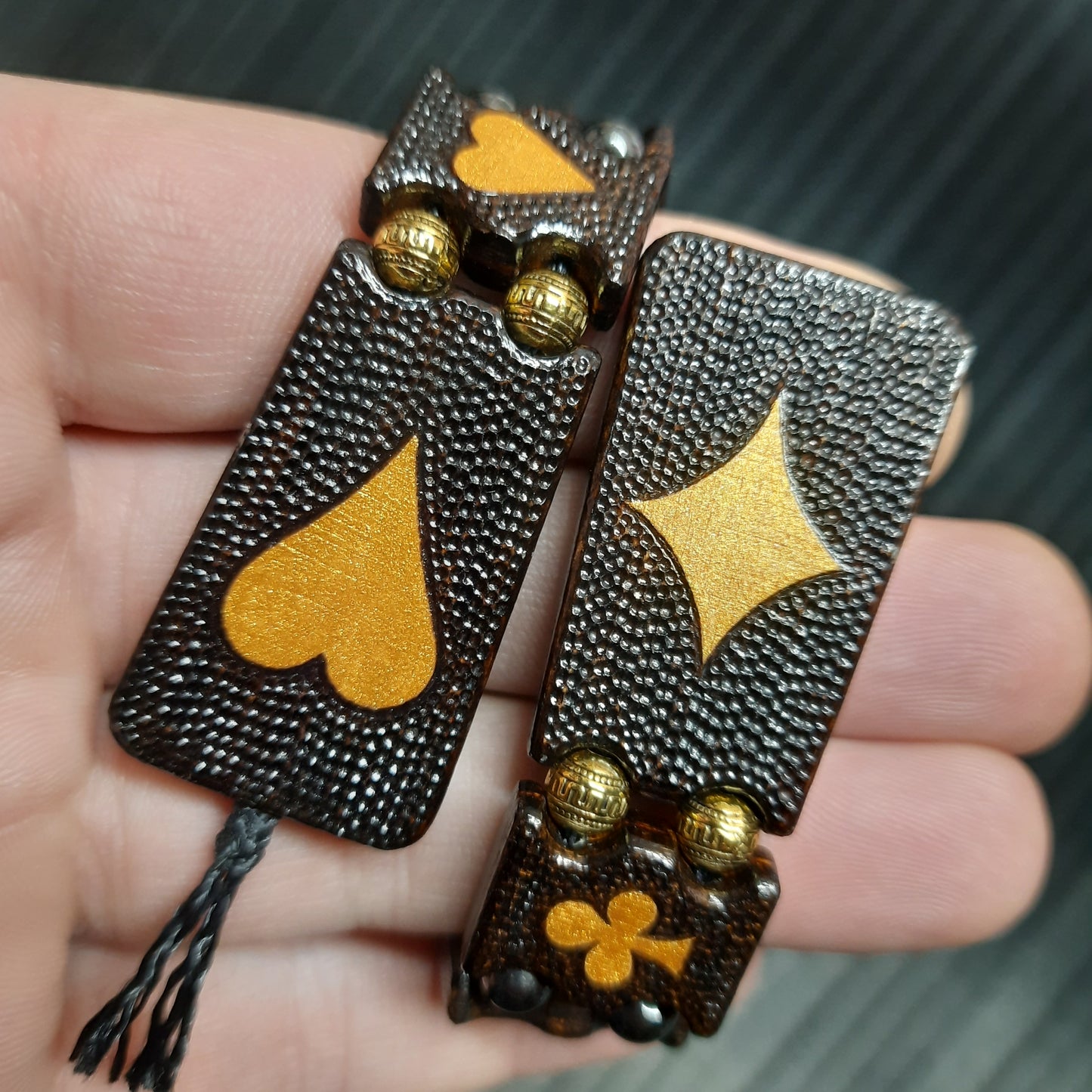 Chetki wooden handmade "Golden Lucky"