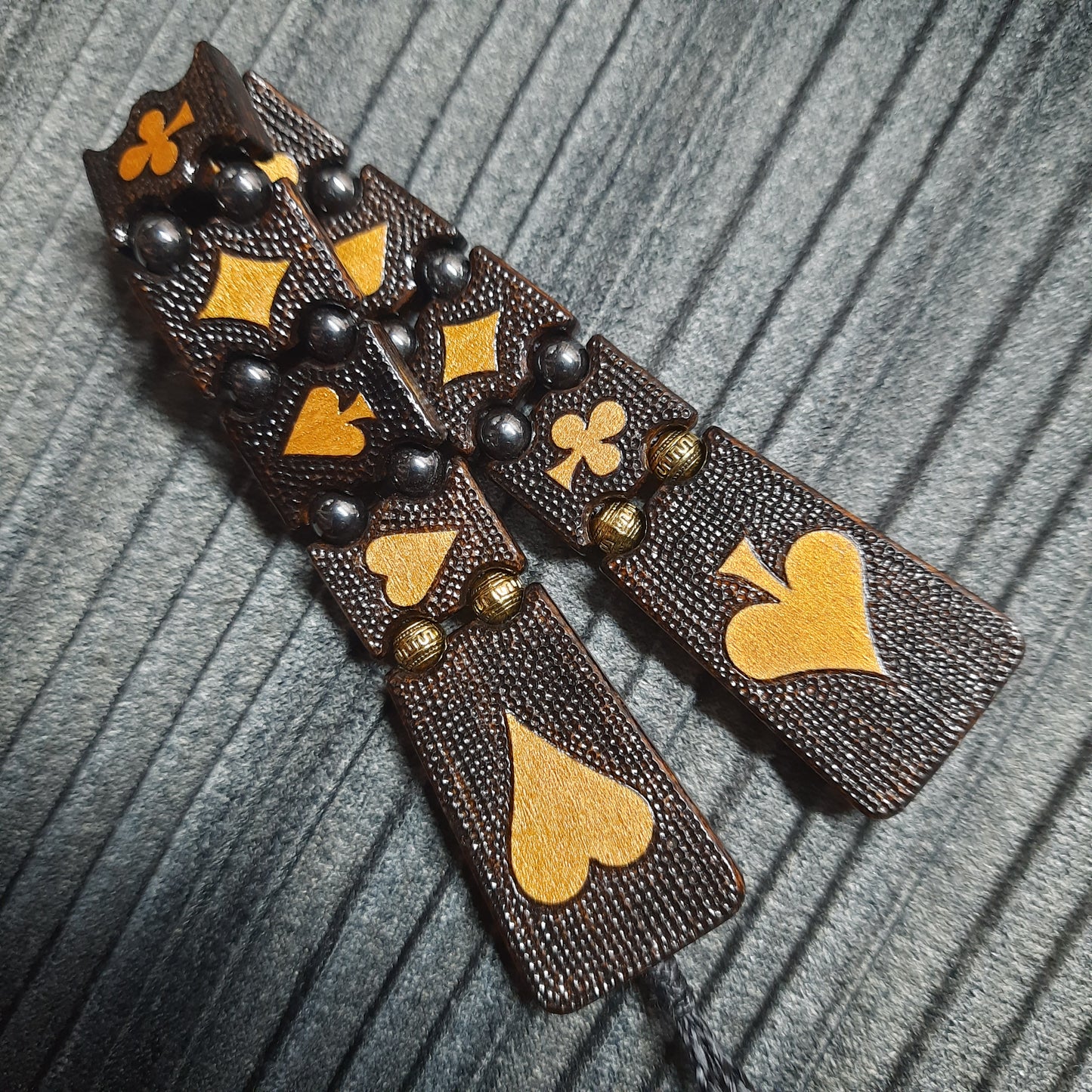 Chetki wooden handmade "Golden Lucky"