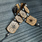 Handmade Wooden Chetki Skilltoy | Slavic Flip Rosary | Pocket Worry Beads for Hand Dexterity "Spider totem"