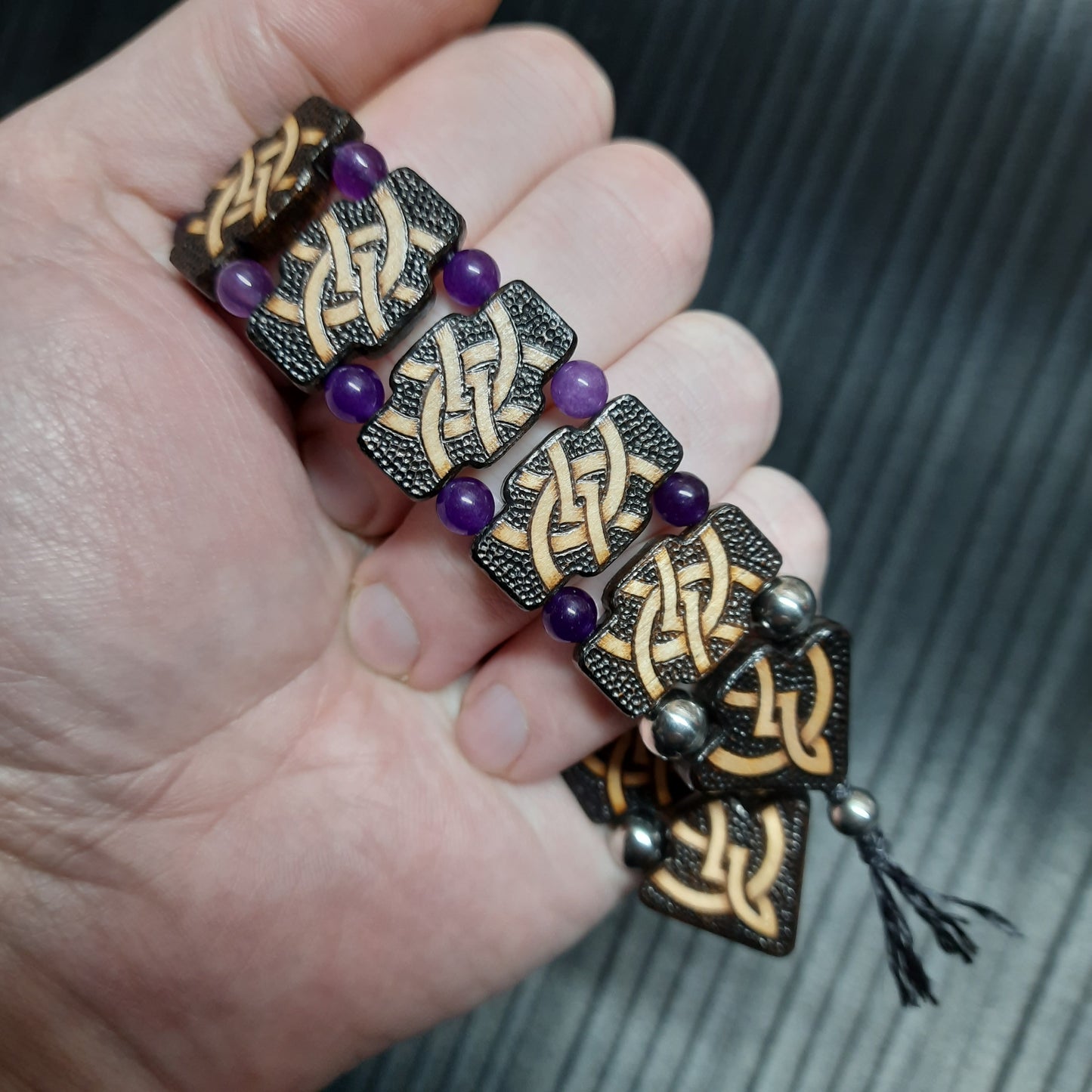 Chetki wooden table "Wandering Serenity"