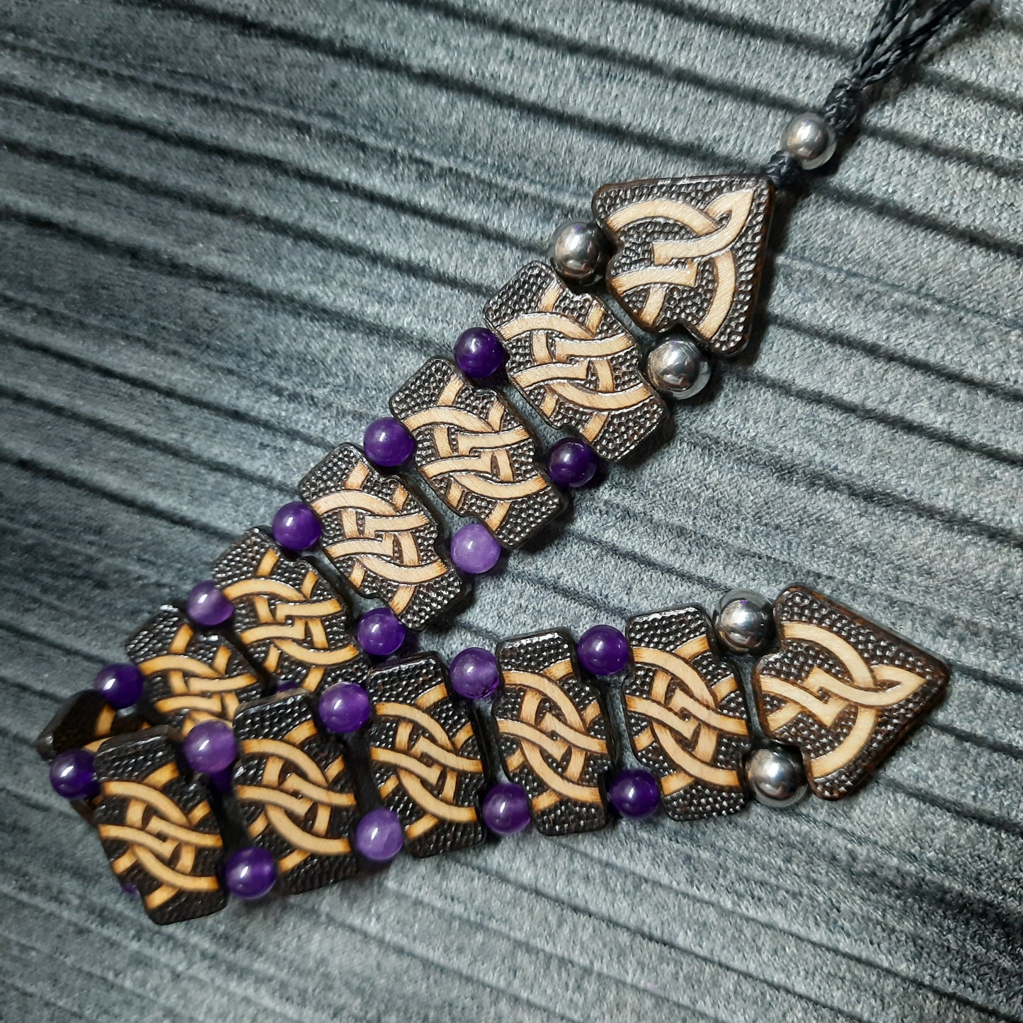 Chetki wooden table "Wandering Serenity"