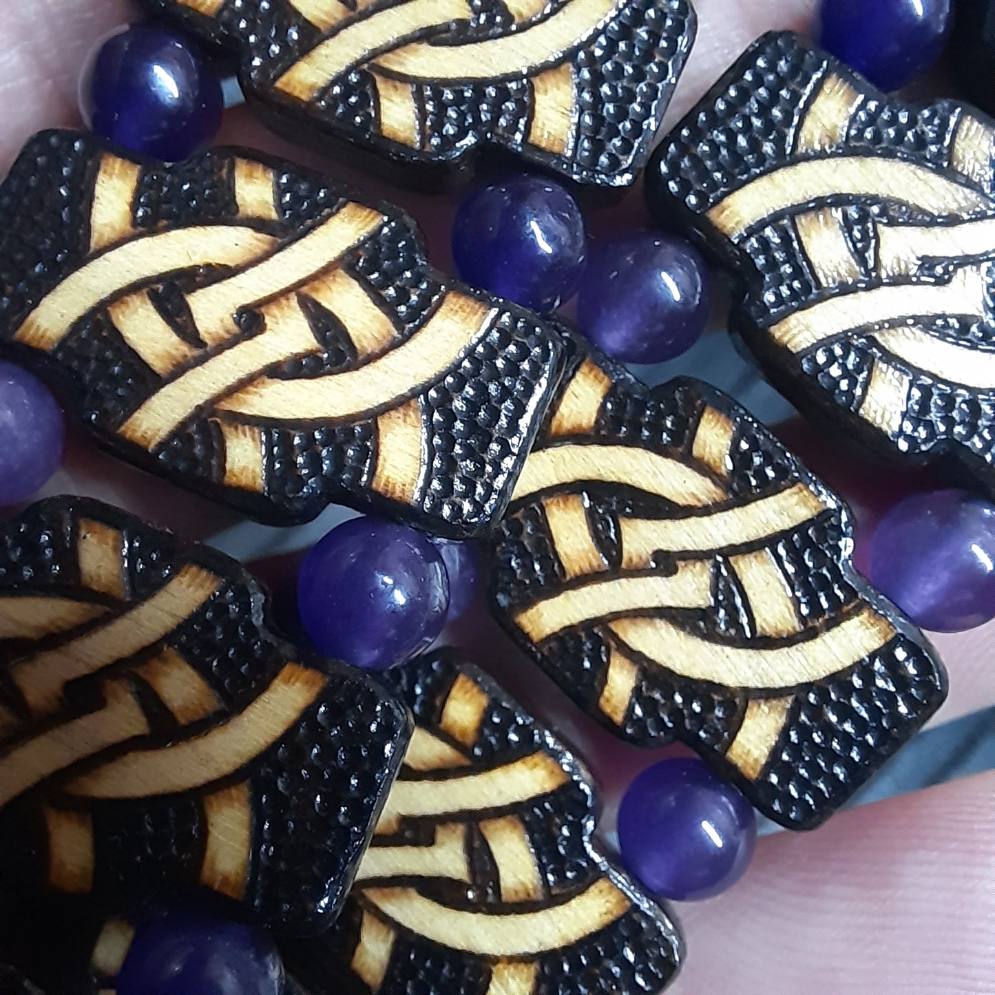 Chetki wooden table "Wandering Serenity"