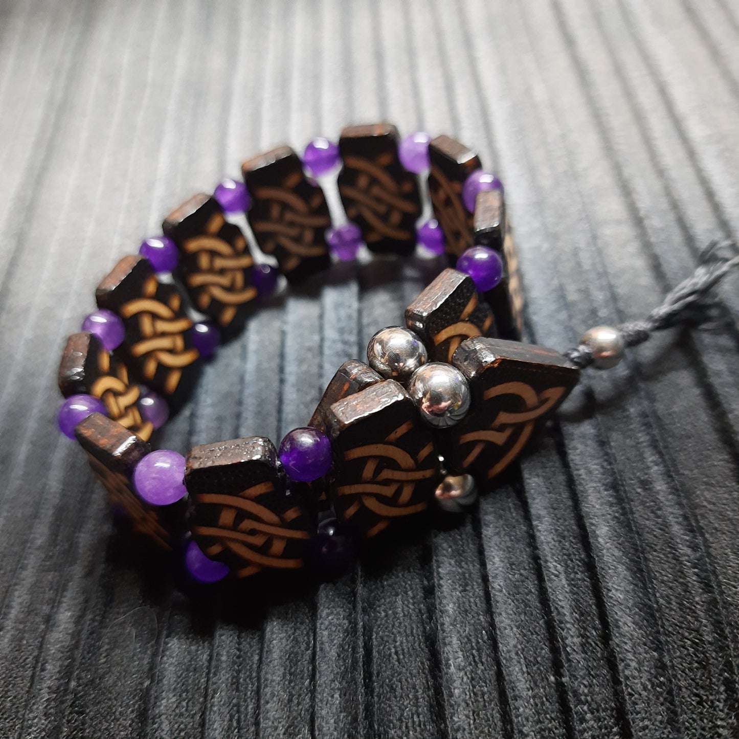 Chetki wooden table "Wandering Serenity"