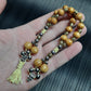 Handmade Wooden Chetki Skilltoy | Slavic Flip Rosary | Pocket Worry Beads for Hand Dexterity "Charon's partner" version - Golden scales