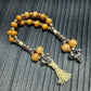 Handmade Wooden Chetki Skilltoy | Slavic Flip Rosary | Pocket Worry Beads for Hand Dexterity "Charon's partner" version - Golden scales