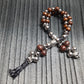 Handmade Wooden Chetki Skilltoy | Slavic Flip Rosary | Pocket Worry Beads for Hand Dexterity "Charon's partner" version - Whirlwinds