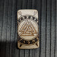 Wooden slider handmade "Raven and Shield"