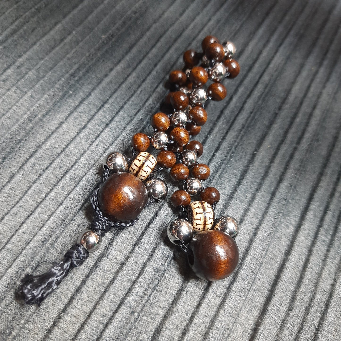 Handmade Wooden Chetki Skilltoy | Slavic Flip Rosary | Pocket Worry Beads for Hand Dexterity "Meditative rhythm"