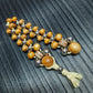 Handmade Wooden Chetki Skilltoy | Slavic Flip Rosary | Pocket Worry Beads for Hand Dexterity "Meditative rhythm" v2
