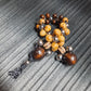 Handmade Wooden Chetki Skilltoy | Slavic Flip Rosary | Pocket Worry Beads for Hand Dexterity "Meditative rhythm" v3