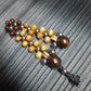 Handmade Wooden Chetki Skilltoy | Slavic Flip Rosary | Pocket Worry Beads for Hand Dexterity "Meditative rhythm" v3