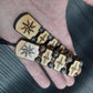 Handmade Wooden Chetki Skilltoy | Slavic Flip Rosary | Pocket Worry Beads for Hand Dexterity "Mountain traveler"