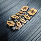 Handmade Wooden Chetki Skilltoy | Slavic Flip Rosary | Pocket Worry Beads for Hand Dexterity "Mountain traveler"