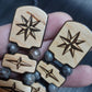 Handmade Wooden Chetki Skilltoy | Slavic Flip Rosary | Pocket Worry Beads for Hand Dexterity "Mountain traveler"