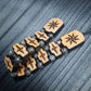 Handmade Wooden Chetki Skilltoy | Slavic Flip Rosary | Pocket Worry Beads for Hand Dexterity "Mountain traveler"