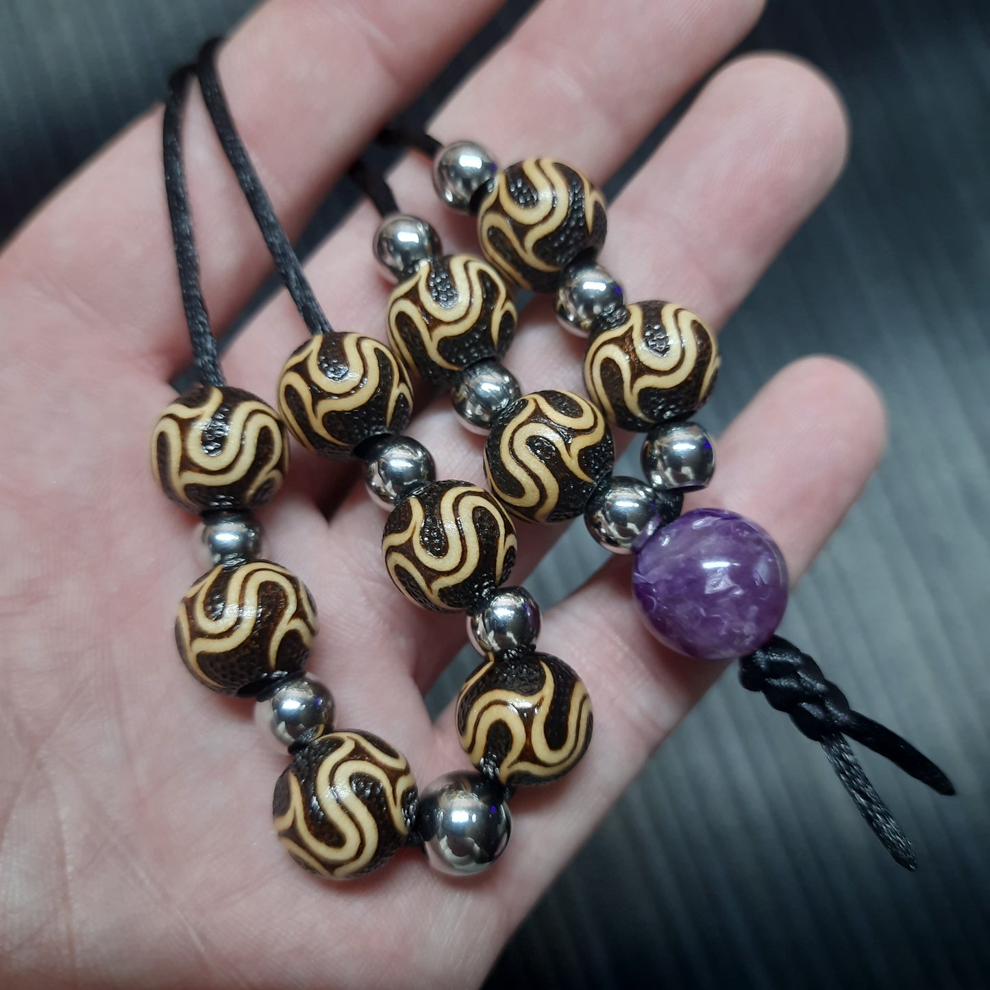Komboloi wooden handmade "Find your way"