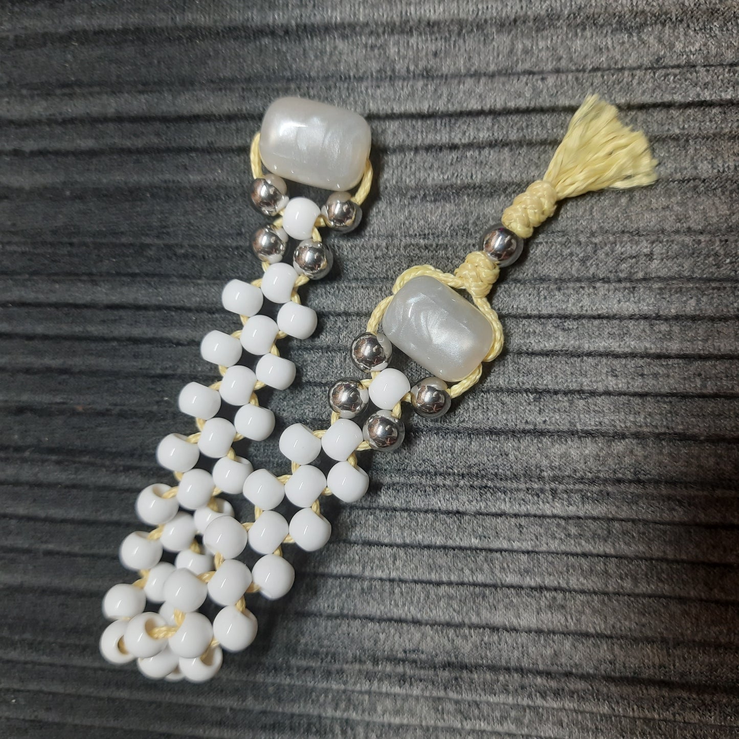Chetki handmade "White mystical vortex"
