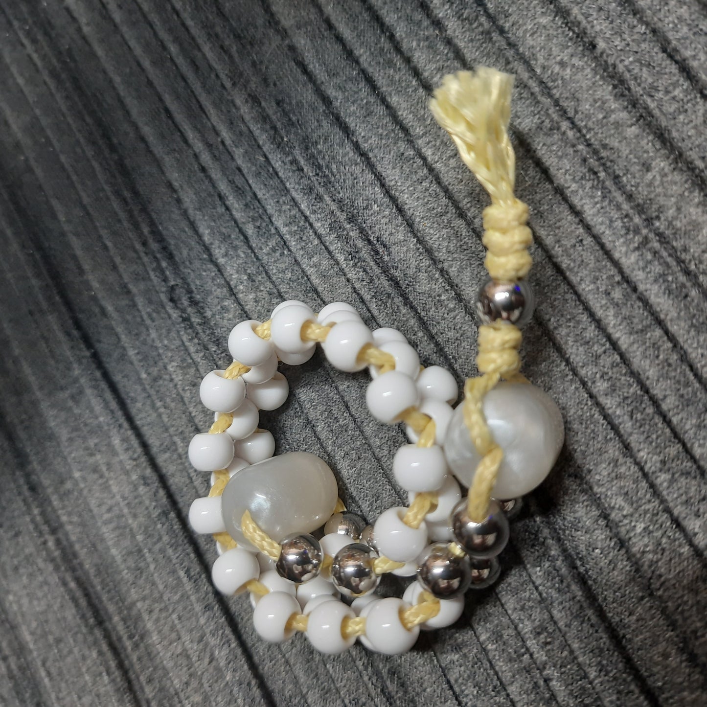 Chetki handmade "White mystical vortex"