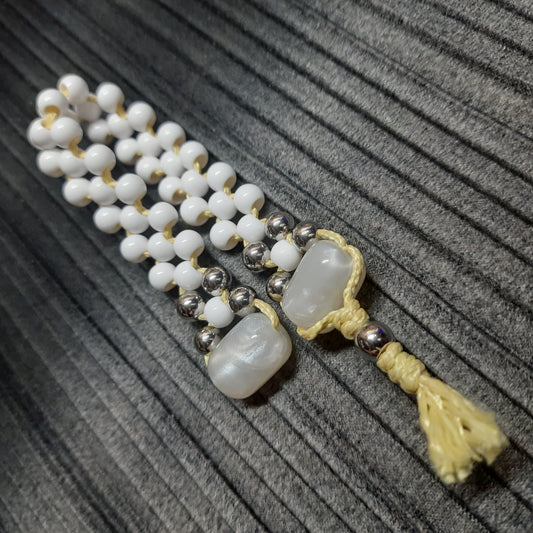 Chetki handmade "White mystical vortex"