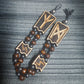 Handmade Wooden Chetki Skilltoy | Slavic Flip Rosary | Pocket Worry Beads for Hand Dexterity "Wing of the Futhark"