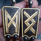 Handmade Wooden Chetki Skilltoy | Slavic Flip Rosary | Pocket Worry Beads for Hand Dexterity "Wing of the Futhark"