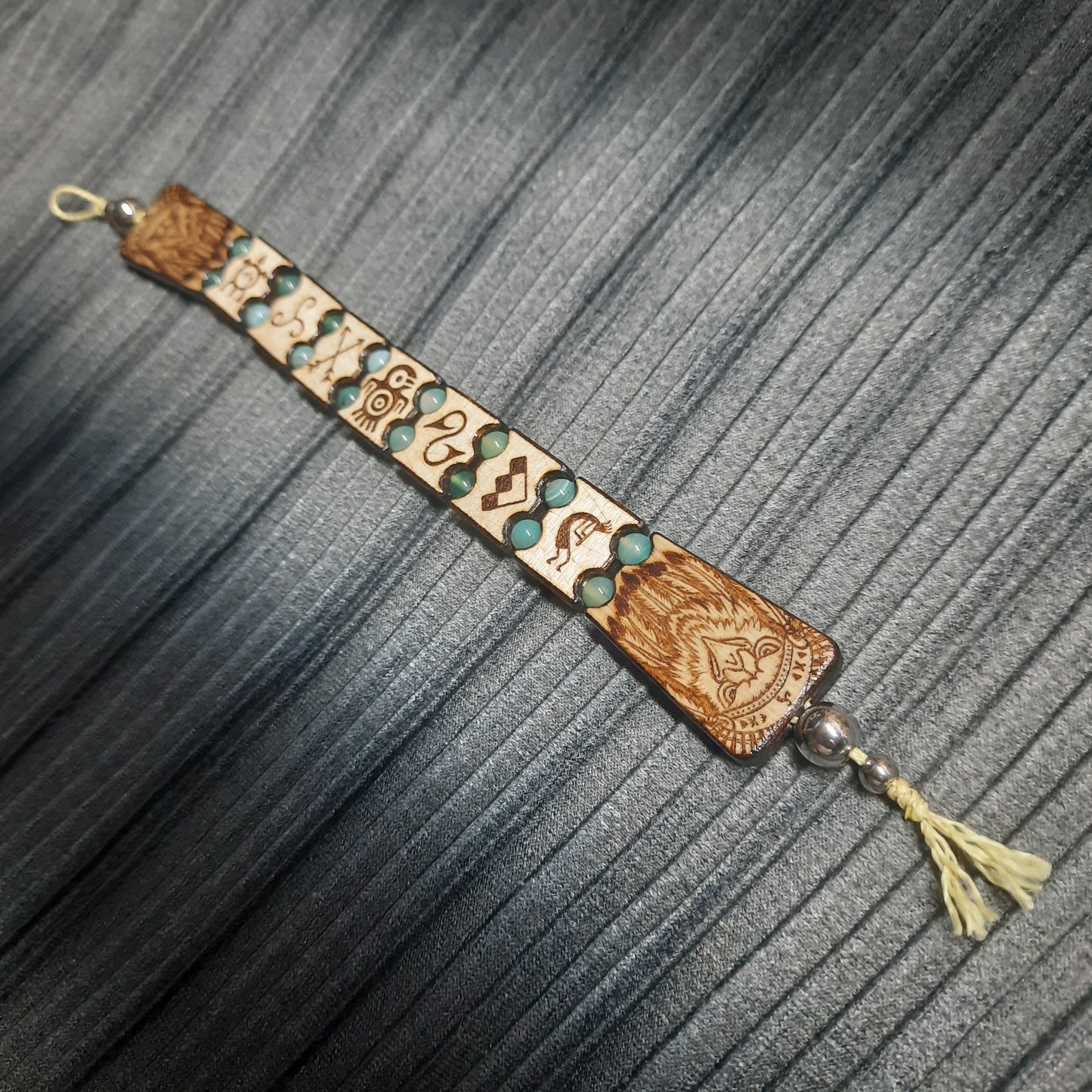 Handmade Wooden Chetki Skilltoy | Slavic Flip Rosary | Pocket Worry Beads for Hand Dexterity "Spirit of ancestors"