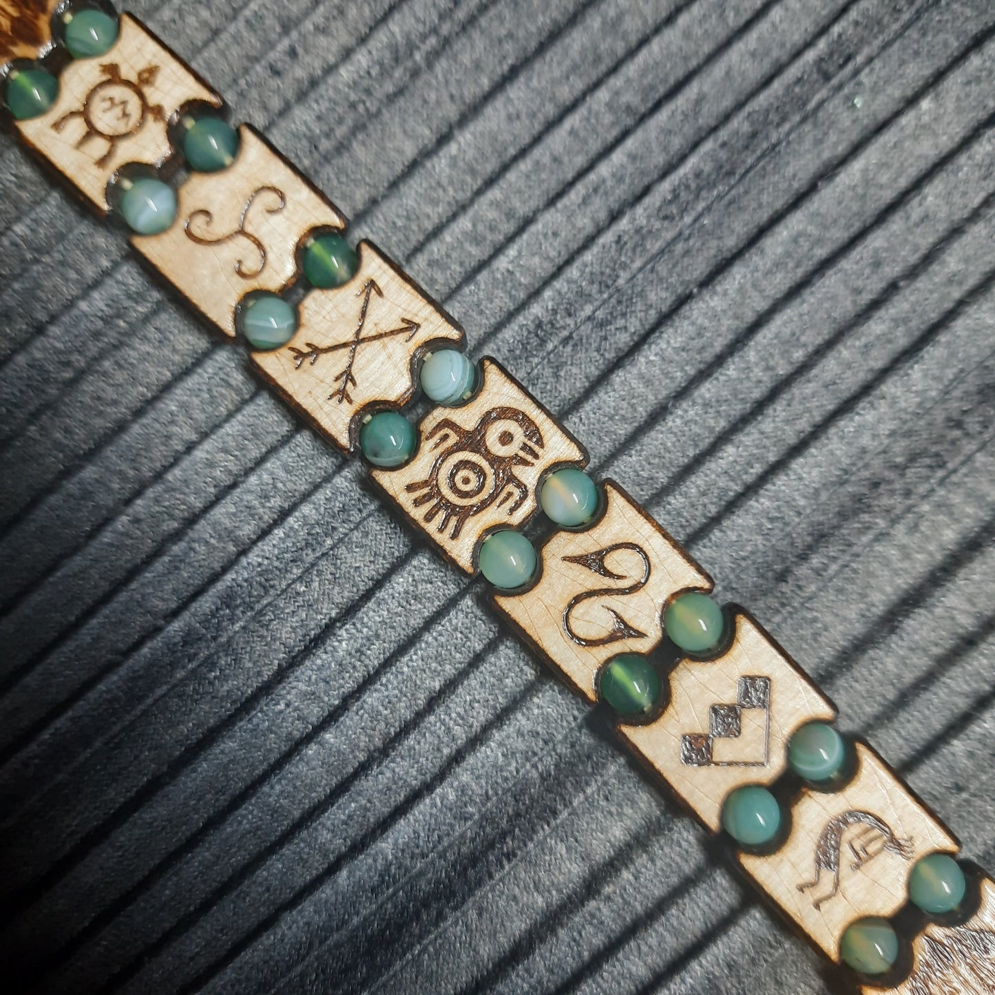 Handmade Wooden Chetki Skilltoy | Slavic Flip Rosary | Pocket Worry Beads for Hand Dexterity "Spirit of ancestors"