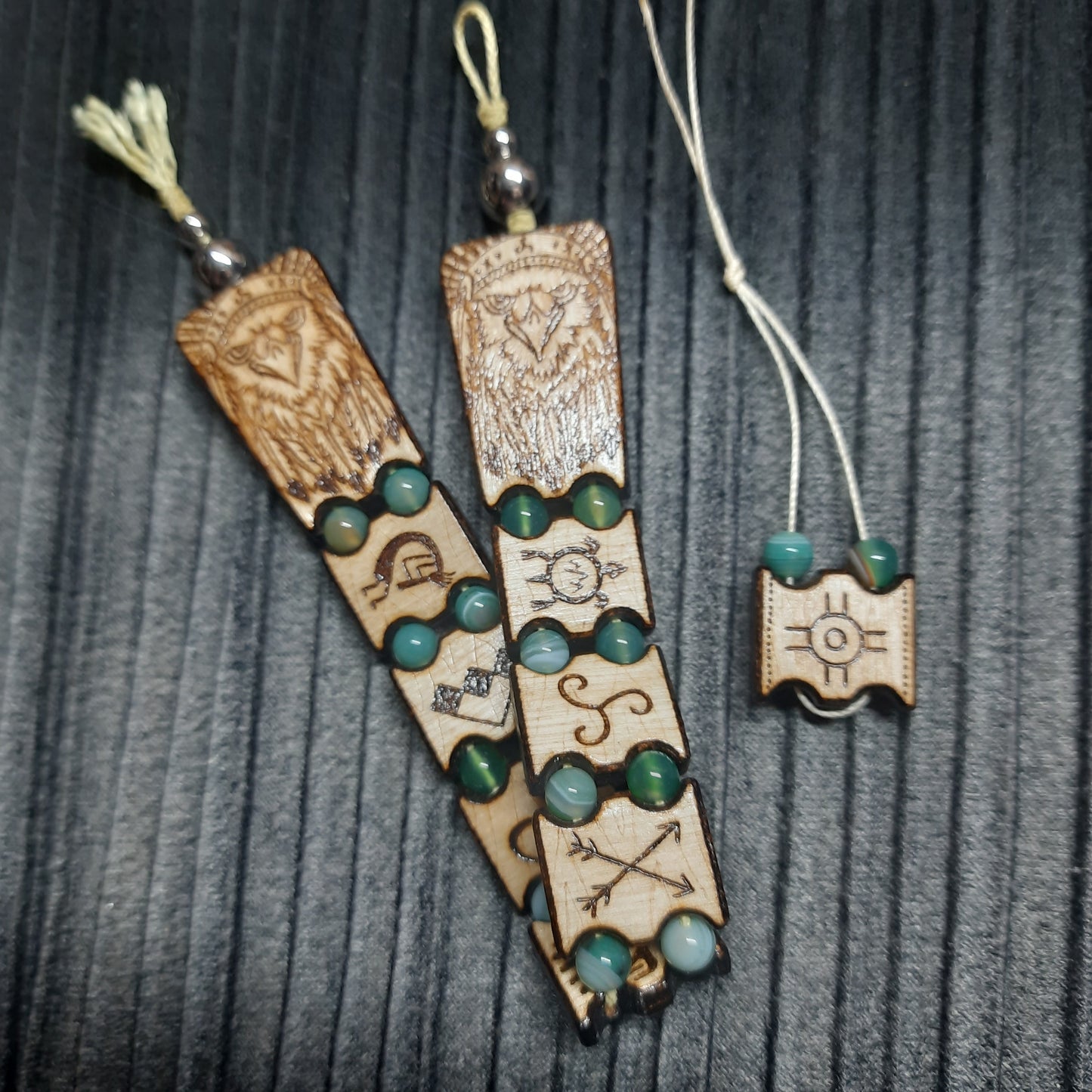 Handmade Wooden Chetki Skilltoy | Slavic Flip Rosary | Pocket Worry Beads for Hand Dexterity "Spirit of ancestors"