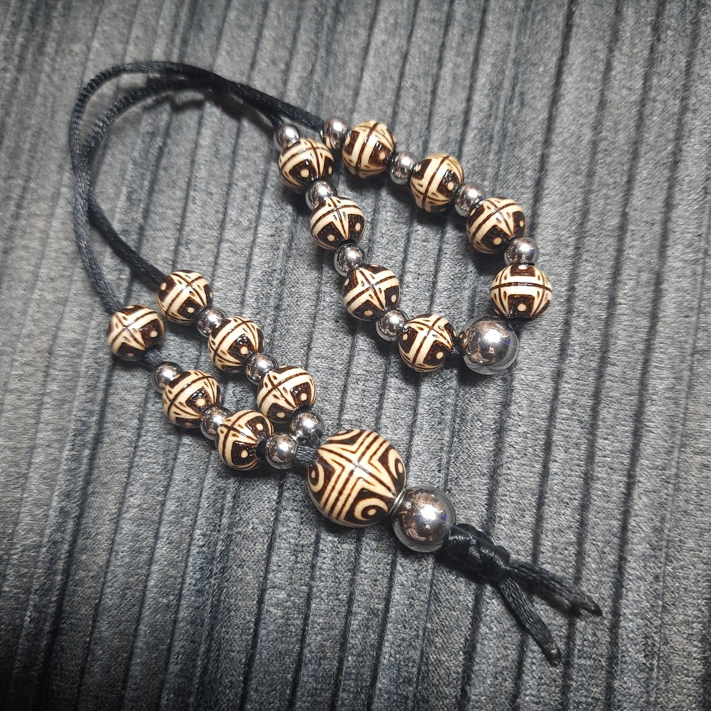 Komboloi wooden handmade "Meditation to the Morning Stars"