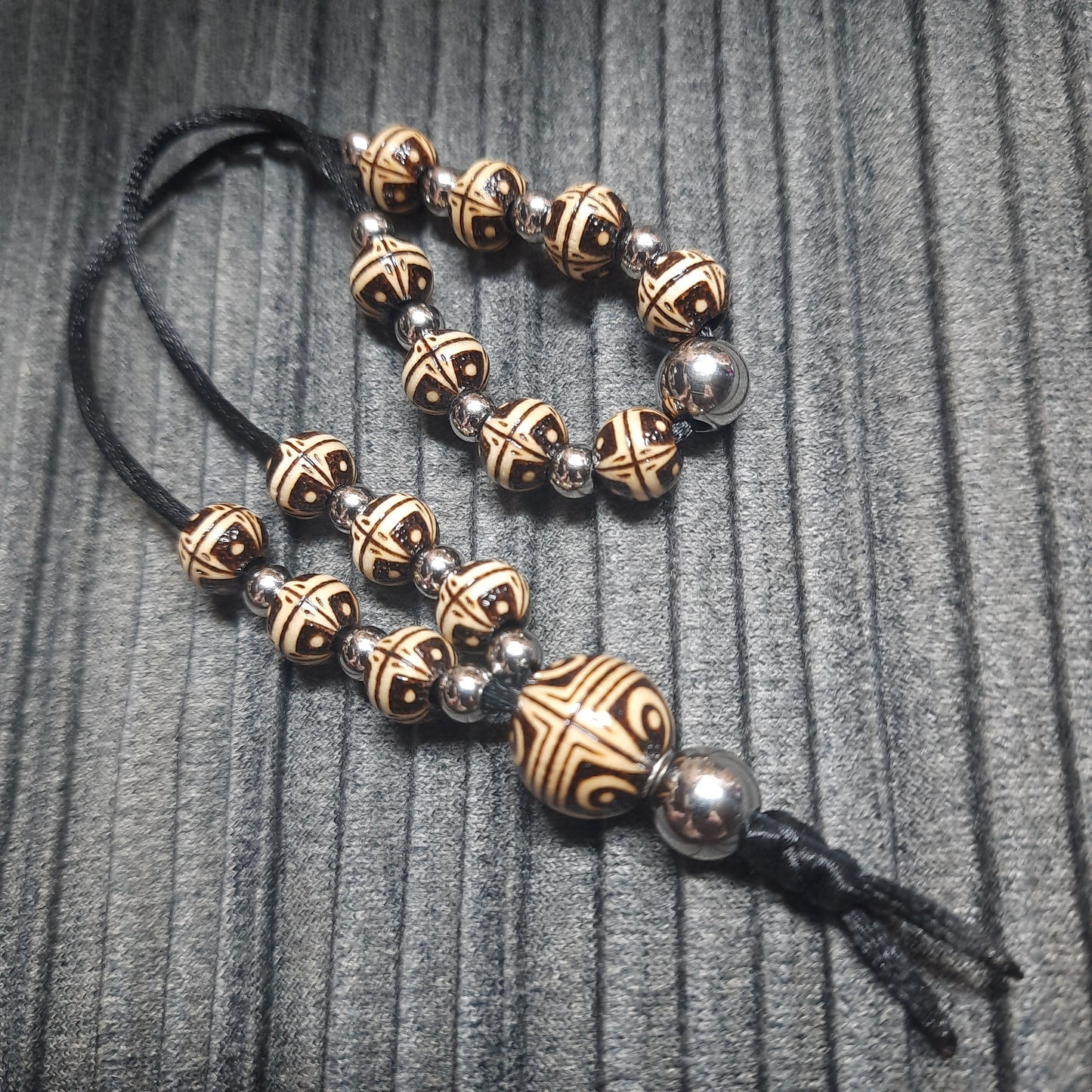 Komboloi wooden handmade "Meditation to the Morning Stars"