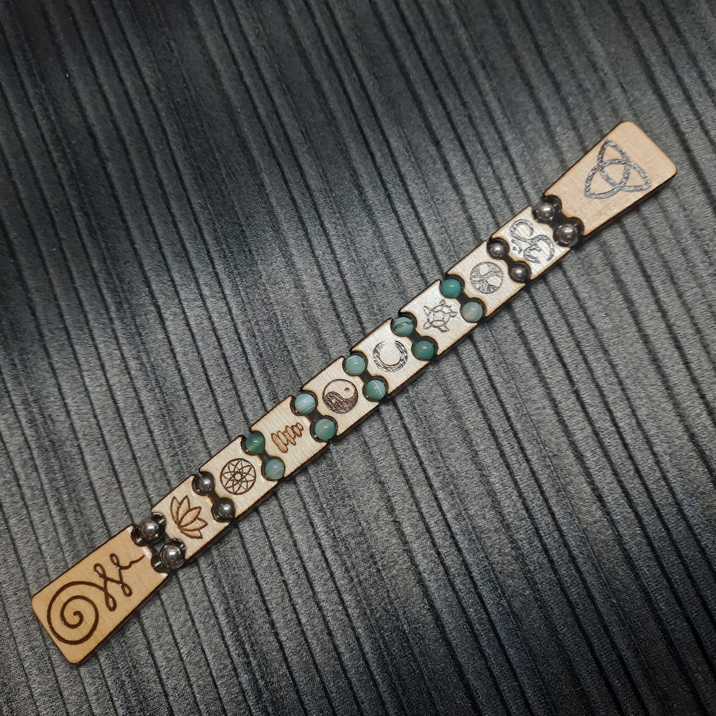 Handmade Wooden Chetki Skilltoy | Slavic Flip Rosary | Pocket Worry Beads for Hand Dexterity "Friendship of Meditations"
