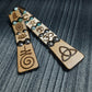 Handmade Wooden Chetki Skilltoy | Slavic Flip Rosary | Pocket Worry Beads for Hand Dexterity "Friendship of Meditations"
