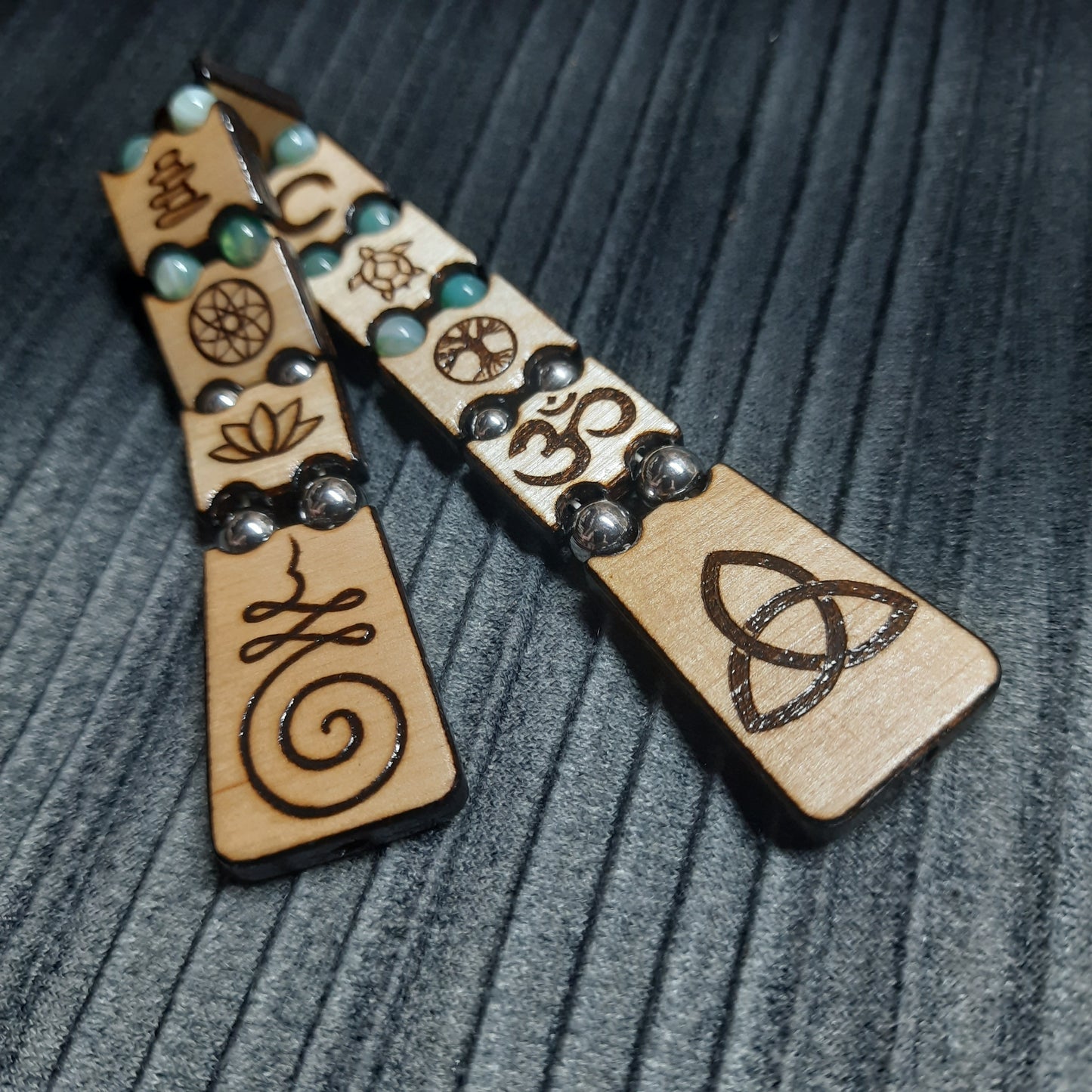 Handmade Wooden Chetki Skilltoy | Slavic Flip Rosary | Pocket Worry Beads for Hand Dexterity "Friendship of Meditations"