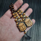 Handmade Wooden Chetki Skilltoy | Slavic Flip Rosary | Pocket Worry Beads for Hand Dexterity "Egyptian relaxation"