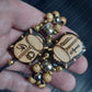 Handmade Wooden Chetki Skilltoy | Slavic Flip Rosary | Pocket Worry Beads for Hand Dexterity "Egyptian relaxation"