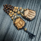 Handmade Wooden Chetki Skilltoy | Slavic Flip Rosary | Pocket Worry Beads for Hand Dexterity "Egyptian relaxation"