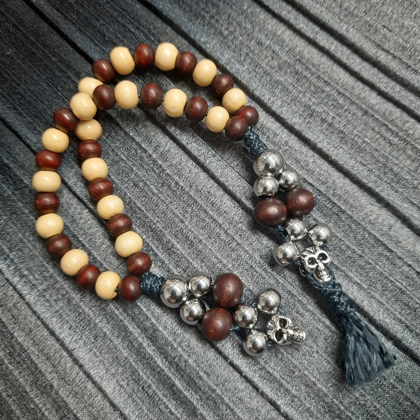 Chetki handmade "Charon's partner" 9v, flip rosary skilltoy and finger training (SCU: 240416)