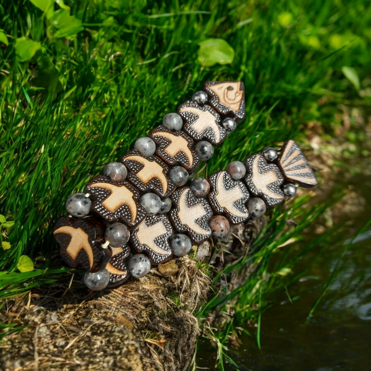 Chetki wooden "Fish skeleton"